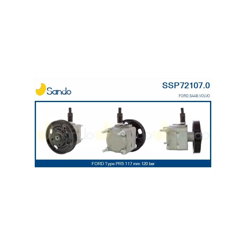 Pompe hydraulique, direction SANDO SSP72107.0