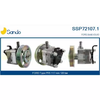 Pompe hydraulique, direction SANDO SSP72107.1