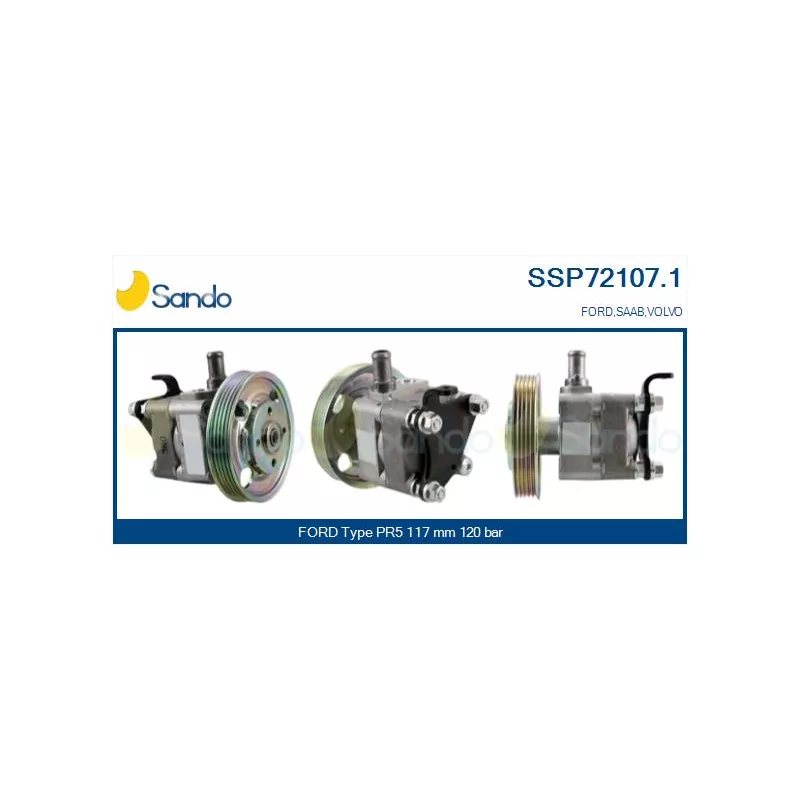 Pompe hydraulique, direction SANDO SSP72107.1
