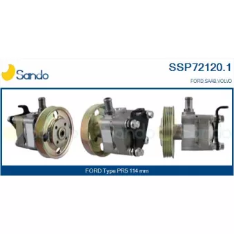 Pompe hydraulique, direction SANDO SSP72120.1