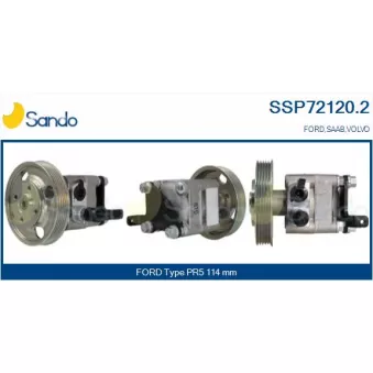 Pompe hydraulique, direction SANDO SSP72120.2