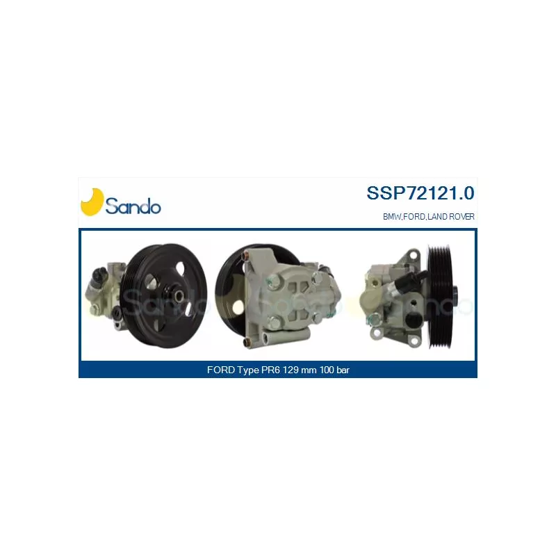 Pompe hydraulique, direction SANDO SSP72121.0