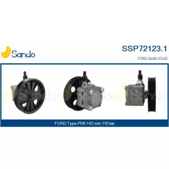 Pompe hydraulique, direction SANDO SSP72123.1
