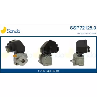 Pompe hydraulique, direction SANDO SSP72125.0