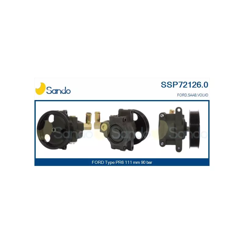 Pompe hydraulique, direction SANDO SSP72126.0