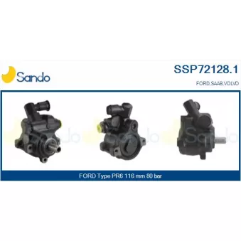 Pompe hydraulique, direction SANDO SSP72128.1