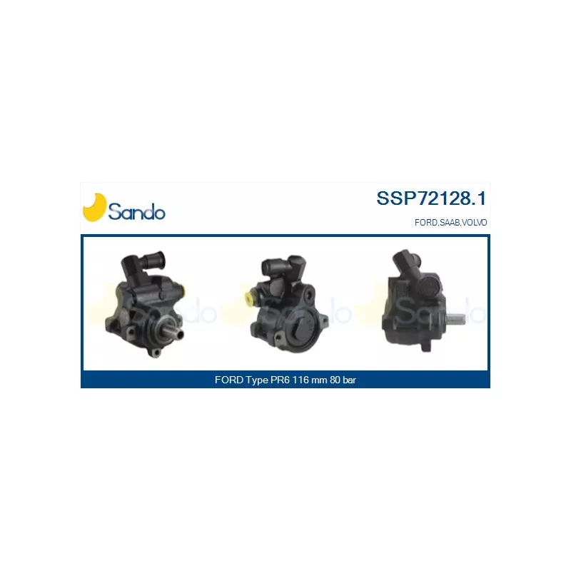Pompe hydraulique, direction SANDO SSP72128.1