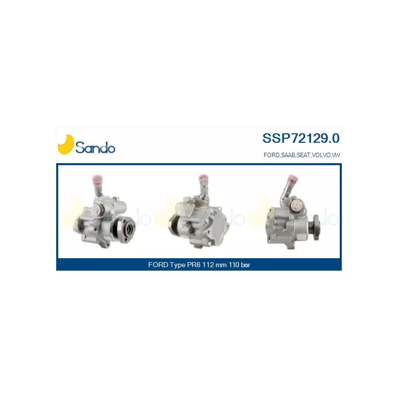 Pompe hydraulique, direction SANDO SSP72129.0