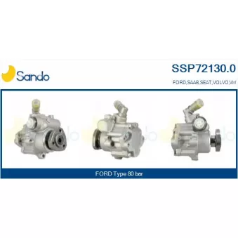 Pompe hydraulique, direction SANDO SSP72130.0