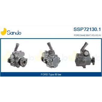 Pompe hydraulique, direction SANDO SSP72130.1