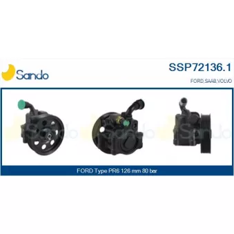 Pompe hydraulique, direction SANDO SSP72136.1