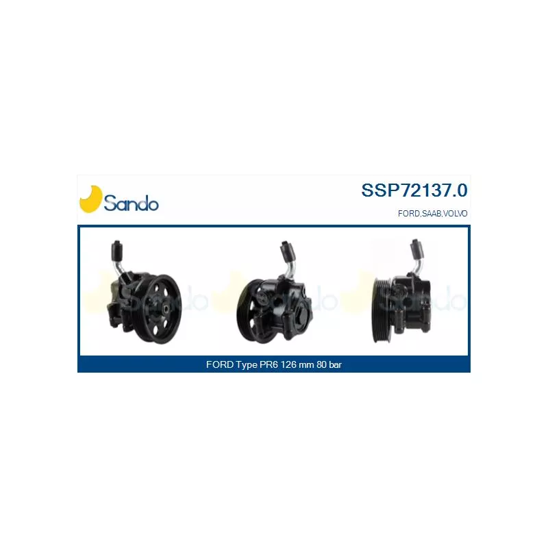 Pompe hydraulique, direction SANDO SSP72137.0