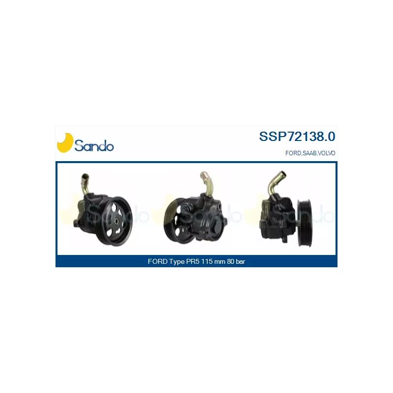 Pompe hydraulique, direction SANDO SSP72138.0