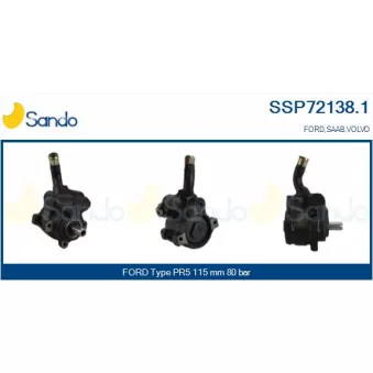 Pompe hydraulique, direction SANDO SSP72138.1