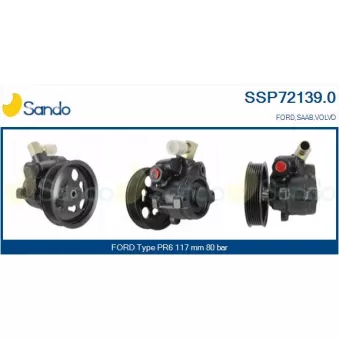 Pompe hydraulique, direction SANDO SSP72139.0