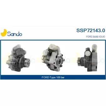 Pompe hydraulique, direction SANDO SSP72143.0