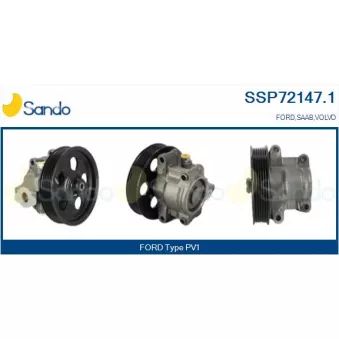 Pompe hydraulique, direction SANDO SSP72147.1
