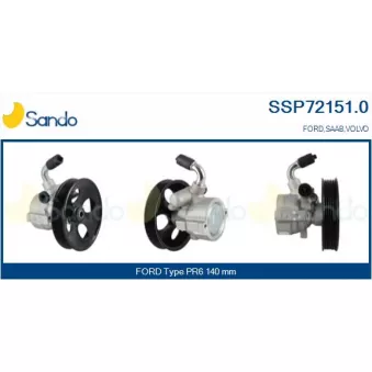 Pompe hydraulique, direction SANDO SSP72151.0