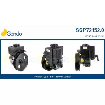 Pompe hydraulique, direction SANDO SSP72152.0