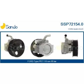 Pompe hydraulique, direction SANDO SSP72154.0