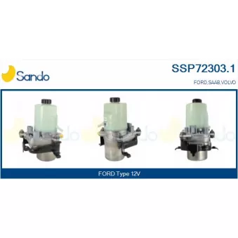 Pompe hydraulique, direction SANDO SSP72303.1