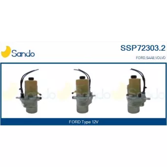Pompe hydraulique, direction SANDO SSP72303.2