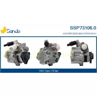 Pompe hydraulique, direction SANDO SSP73106.0
