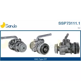 Pompe hydraulique, direction SANDO SSP73111.1