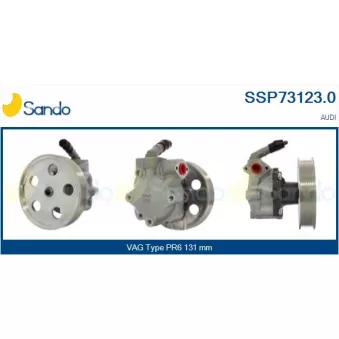 Pompe hydraulique, direction SANDO SSP73123.0