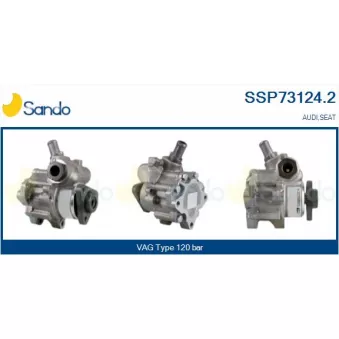 Pompe hydraulique, direction SANDO SSP73124.2