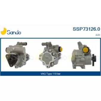 Pompe hydraulique, direction SANDO SSP73126.0