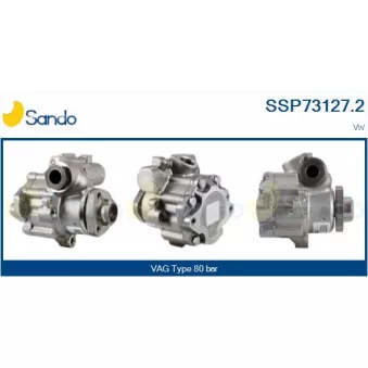 Pompe hydraulique, direction SANDO SSP73127.2