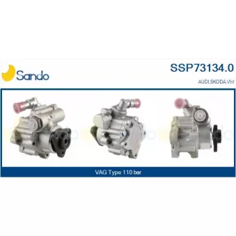Pompe hydraulique, direction SANDO SSP73134.0
