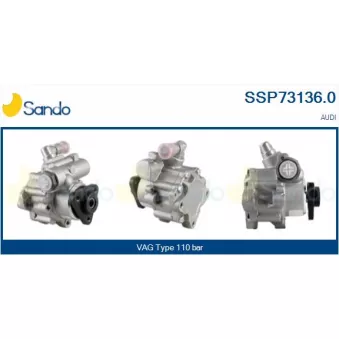 Pompe hydraulique, direction SANDO SSP73136.0