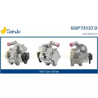 Pompe hydraulique, direction SANDO SSP73137.0