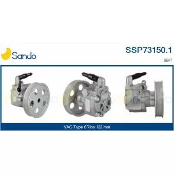 Pompe hydraulique, direction SANDO SSP73150.1