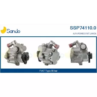 Pompe hydraulique, direction SANDO SSP74110.0