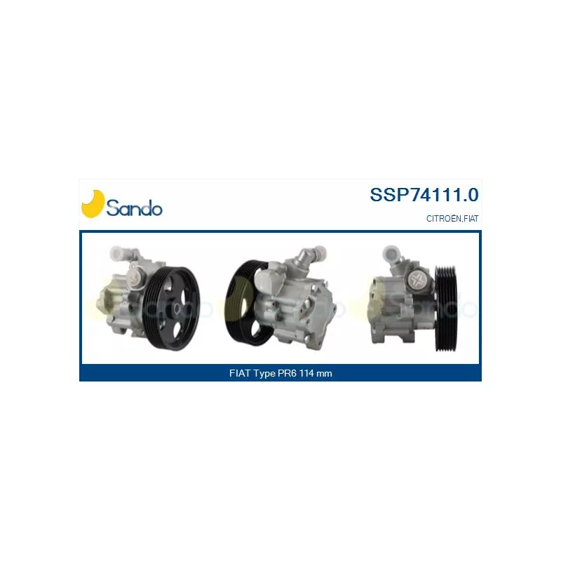 Pompe hydraulique, direction SANDO SSP74111.0