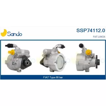 Pompe hydraulique, direction SANDO SSP74112.0