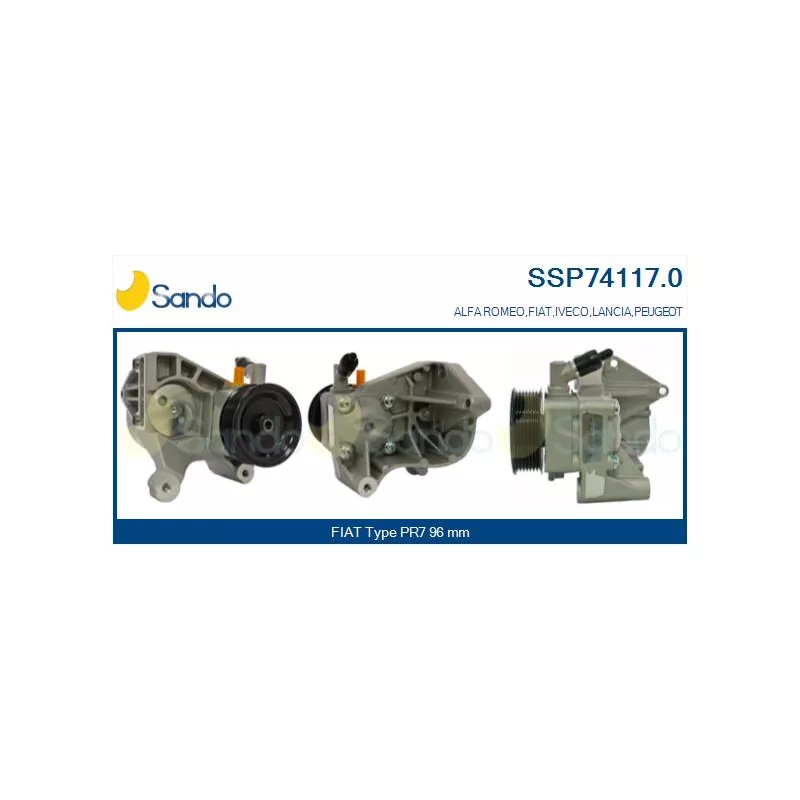 Pompe hydraulique, direction SANDO SSP74117.0