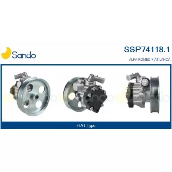 Pompe hydraulique, direction SANDO SSP74118.1