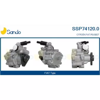 Pompe hydraulique, direction SANDO SSP74120.0