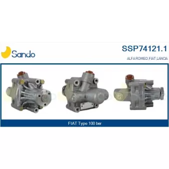 Pompe hydraulique, direction SANDO SSP74121.1