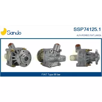 Pompe hydraulique, direction SANDO SSP74125.1