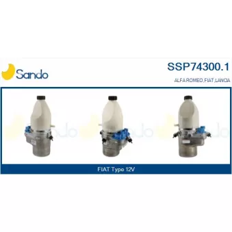 Pompe hydraulique, direction SANDO SSP74300.1
