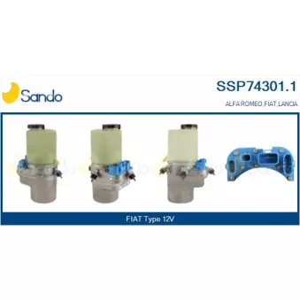 Pompe hydraulique, direction SANDO SSP74301.1