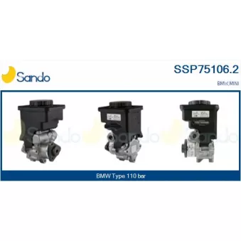 Pompe hydraulique, direction SANDO SSP75106.2