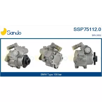 Pompe hydraulique, direction SANDO SSP75112.0