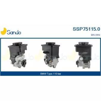 Pompe hydraulique, direction SANDO SSP75115.0