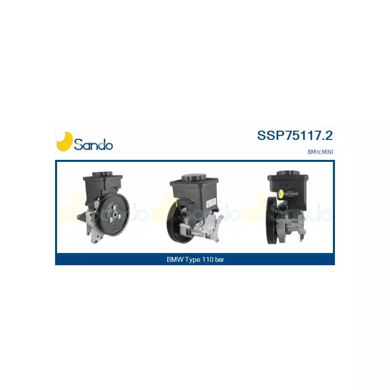 Pompe hydraulique, direction SANDO SSP75117.2
